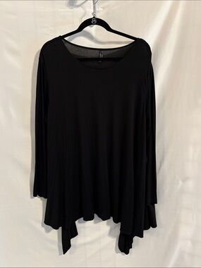 Kedem Sasson black asymmetrical top